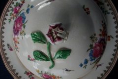 BOOTHS 8477 FLORAL & GARDEN INSECTS- COVERED BUTTER DISH  .....   http://jaapiesfinechinastore.com