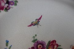 BOOTHS 8477 FLORAL & GARDEN INSECTS- COVERED BUTTER DISH  .....   http://jaapiesfinechinastore.com