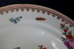 BOOTHS 8477 FLORAL & GARDEN INSECTS- COVERED BUTTER DISH  .....   http://jaapiesfinechinastore.com