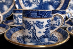 BOOTHS REAL OLD WILLOW A8025- BOOTHS REAL OLD WILLOW- COFFEE CAN & SAUCER .....   https://www.jaapiesfinechinastore.com