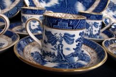 BOOTHS REAL OLD WILLOW A8025- BOOTHS REAL OLD WILLOW- COFFEE CAN & SAUCER .....   https://www.jaapiesfinechinastore.com