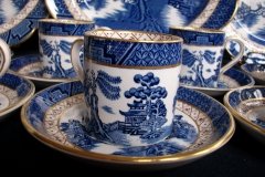 BOOTHS REAL OLD WILLOW A8025- BOOTHS REAL OLD WILLOW- COFFEE CAN & SAUCER .....   http://jaapiesfinechinastore.com