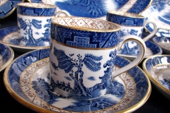 BOOTHS REAL OLD WILLOW A8025- BOOTHS REAL OLD WILLOW- COFFEE CAN & SAUCER .....   https://www.jaapiesfinechinastore.com