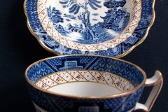 BOOTHS REAL OLD WILLOW A8025- CUPS &  SAUCERS  .....   http://jaapiesfinechinastore.com