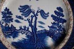 BOOTHS REAL OLD WILLOW A8025- DINNER PLATE  10 1/2"   .....   http://jaapiesfinechinastore.com