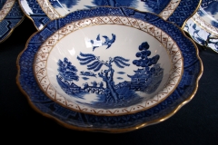 BOOTHS REAL OLD WILLOW A8025- RIM DESSERT BOWL   .....   https://www.jaapiesfinechinastore.com