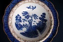 BOOTHS REAL OLD WILLOW A8025- RIM DESSERT BOWL   .....   http://jaapiesfinechinastore.com