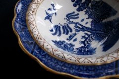 BOOTHS REAL OLD WILLOW A8025- RIM DESSERT BOWL   .....   http://jaapiesfinechinastore.com