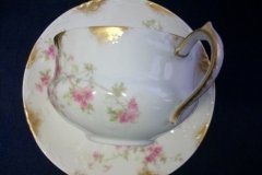 CHARLES FIELD HAVILAND/GDA WILD GERANIUM PINK-  CUP & SAUCER     .....   http://jaapiesfinechinastore.com