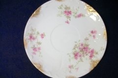 CHARLES FIELD HAVILAND/GDA WILD GERANIUM PINK-  CUP & SAUCER     .....   http://jaapiesfinechinastore.com
