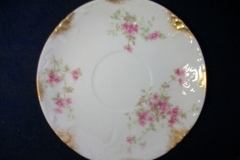 CHARLES FIELD HAVILAND/GDA WILD GERANIUM PINK-  CUP & SAUCER     .....   https://www.jaapiesfinechinastore.com