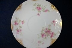 CHARLES FIELD HAVILAND/GDA WILD GERANIUM PINK-  CUP & SAUCER     .....   http://jaapiesfinechinastore.com