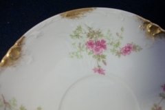 CHARLES FIELD HAVILAND/GDA WILD GERANIUM PINK-  CUP & SAUCER     .....   http://jaapiesfinechinastore.com