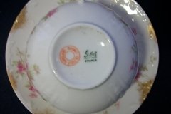 CHARLES FIELD HAVILAND/GDA WILD GERANIUM PINK-  CUP & SAUCER     .....   http://jaapiesfinechinastore.com