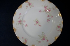 CHARLES FIELD HAVILAND/GDA WILD GERANIUM PINK- DINNER PLATE RAISED DAUBS  ..... https://www.jaapiesfinechinastore.com