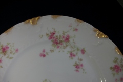 CHARLES FIELD HAVILAND/GDA WILD GERANIUM PINK- DINNER PLATE RAISED DAUBS  ..... https://www.jaapiesfinechinastore.com