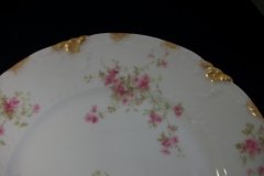 CHARLES FIELD HAVILAND/GDA WILD GERANIUM PINK- DINNER PLATE RAISED DAUBS  ..... http://jaapiesfinechinastore.com