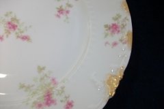 CHARLES FIELD HAVILAND/GDA WILD GERANIUM PINK- DINNER PLATE RAISED DAUBS  ..... http://jaapiesfinechinastore.com