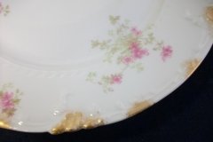 CHARLES FIELD HAVILAND/GDA WILD GERANIUM PINK- DINNER PLATE RAISED DAUBS  ..... http://jaapiesfinechinastore.com