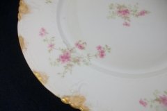 CHARLES FIELD HAVILAND/GDA WILD GERANIUM PINK- DINNER PLATE RAISED DAUBS  ..... http://jaapiesfinechinastore.com