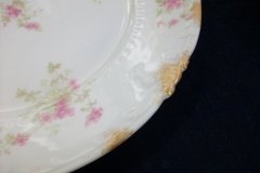 CHARLES FIELD HAVILAND/GDA WILD GERANIUM PINK- DINNER PLATE RAISED DAUBS  ..... http://jaapiesfinechinastore.com