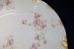 CHARLES FIELD HAVILAND/GDA WILD GERANIUM PINK- DINNER PLATE RAISED DAUBS  ..... http://jaapiesfinechinastore.com