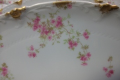 CHARLES FIELD HAVILAND/GDA WILD GERANIUM PINK-  OVAL PLATTER  11 3/4"    .....   https://www.jaapiesfinechinastore.com