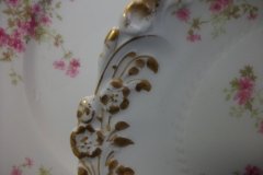 CHARLES FIELD HAVILAND/GDA WILD GERANIUM PINK-  OVAL PLATTER  11 3/4"    .....   http://jaapiesfinechinastore.com