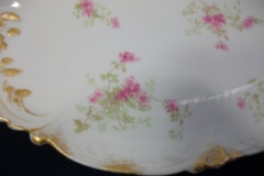 CHARLES FIELD HAVILAND/GDA WILD GERANIUM PINK-  OVAL PLATTER  11 3/4"    .....   https://www.jaapiesfinechinastore.com