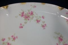 CHARLES FIELD HAVILAND/GDA WILD GERANIUM PINK-  OVAL PLATTER  14  1/4"    .....   http://jaapiesfinechinastore.com