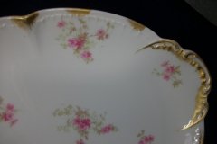 CHARLES FIELD HAVILAND/GDA WILD GERANIUM PINK-  OVAL PLATTER  14  1/4"    .....   http://jaapiesfinechinastore.com
