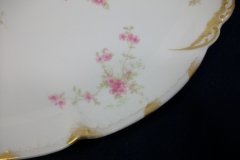 CHARLES FIELD HAVILAND/GDA WILD GERANIUM PINK-  OVAL PLATTER  14  1/4"    .....   http://jaapiesfinechinastore.com