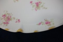 CHARLES FIELD HAVILAND/GDA WILD GERANIUM PINK-  OVAL PLATTER  14  1/4"    .....   http://jaapiesfinechinastore.com