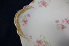 CHARLES FIELD HAVILAND/GDA WILD GERANIUM PINK-  OVAL PLATTER  14  1/4"    .....   http://jaapiesfinechinastore.com