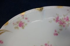 CHARLES FIELD HAVILAND/GDA WILD GERANIUM PINK-  OVAL PLATTER  14  1/4"    .....   http://jaapiesfinechinastore.com