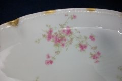 CHARLES FIELD HAVILAND/GDA WILD GERANIUM PINK-  OVAL PLATTER  14  1/4"    .....   http://jaapiesfinechinastore.com