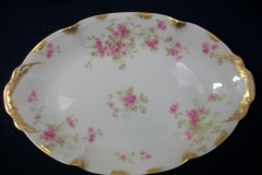 CHARLES FIELD HAVILAND/GDA WILD GERANIUM PINK-  RELISH DISH     .....   https://www.jaapiesfinechinastore.com