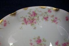 CHARLES FIELD HAVILAND/GDA WILD GERANIUM PINK-  RELISH DISH     .....   http://jaapiesfinechinastore.com