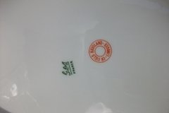 CHARLES FIELD HAVILAND/GDA WILD GERANIUM PINK-  RELISH DISH     .....   http://jaapiesfinechinastore.com