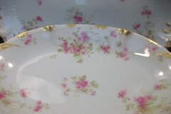 CHARLES FIELD HAVILAND/GDA WILD GERANIUM PINK-  RELISH DISH     .....   http://jaapiesfinechinastore.com