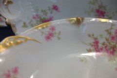 CHARLES FIELD HAVILAND/GDA WILD GERANIUM PINK-  RELISH DISH     .....   http://jaapiesfinechinastore.com