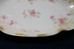 CHARLES FIELD HAVILAND/GDA WILD GERANIUM PINK-  RELISH DISH     .....   http://jaapiesfinechinastore.com