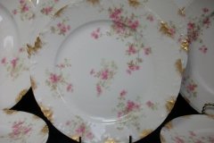 CHARLES FIELD HAVILAND/GDA WILD GERANIUM PINK-  SALAD PLATE  7 1/2"     .....   http://jaapiesfinechinastore.com