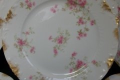 CHARLES FIELD HAVILAND/GDA WILD GERANIUM PINK-  SALAD PLATE  7 1/2"     .....   http://jaapiesfinechinastore.com