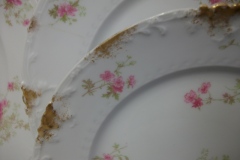 CHARLES FIELD HAVILAND/GDA WILD GERANIUM PINK-  SALAD PLATE  7 1/2"     .....   https://www.jaapiesfinechinastore.com