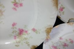 CHARLES FIELD HAVILAND/GDA WILD GERANIUM PINK-  SALAD PLATE  7 1/2"     .....   http://jaapiesfinechinastore.com