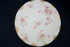 CHARLES FIELD HAVILAND/GDA WILD GERANIUM PINK-  SALAD PLATE  7 1/2"     .....   http://jaapiesfinechinastore.com