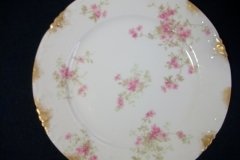 CHARLES FIELD HAVILAND/GDA WILD GERANIUM PINK-  SALAD PLATE  7 1/2"     .....   http://jaapiesfinechinastore.com
