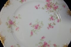 CHARLES FIELD HAVILAND/GDA WILD GERANIUM PINK-  SALAD PLATE  7 1/2"     .....   http://jaapiesfinechinastore.com