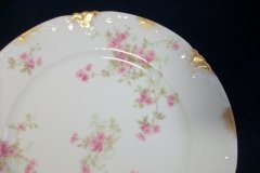 CHARLES FIELD HAVILAND/GDA WILD GERANIUM PINK-  SALAD PLATE  7 1/2"     .....   http://jaapiesfinechinastore.com